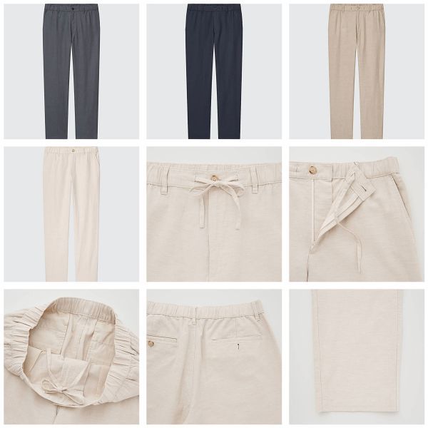 Linen Blended Relaxed Pants