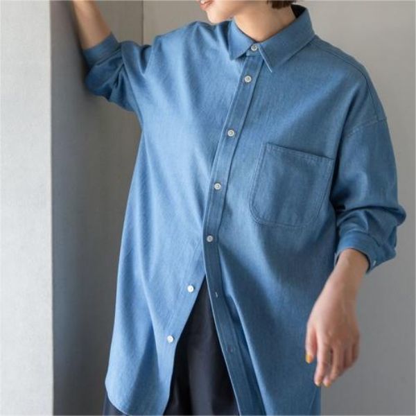 Long Denim Shirt