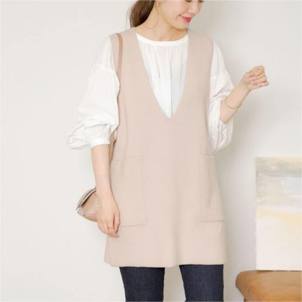 Waffle Roundover Long T-shirt