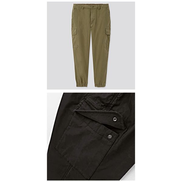 Wide Fit Cargo Jogger Pants