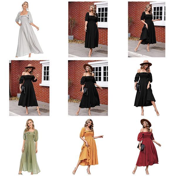 A Line Flowy Long Dresses