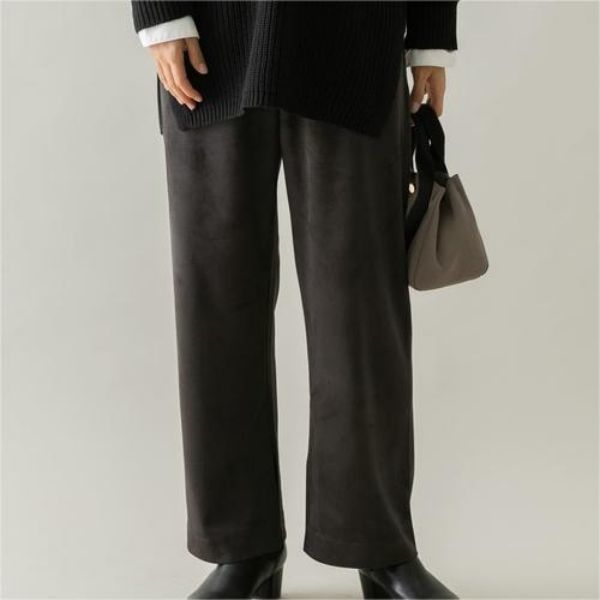 Suede Easy Pants