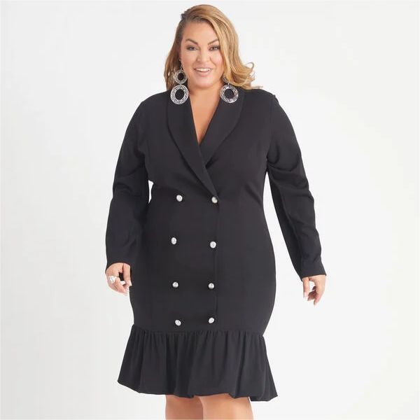 Double Breast Blazer Dress