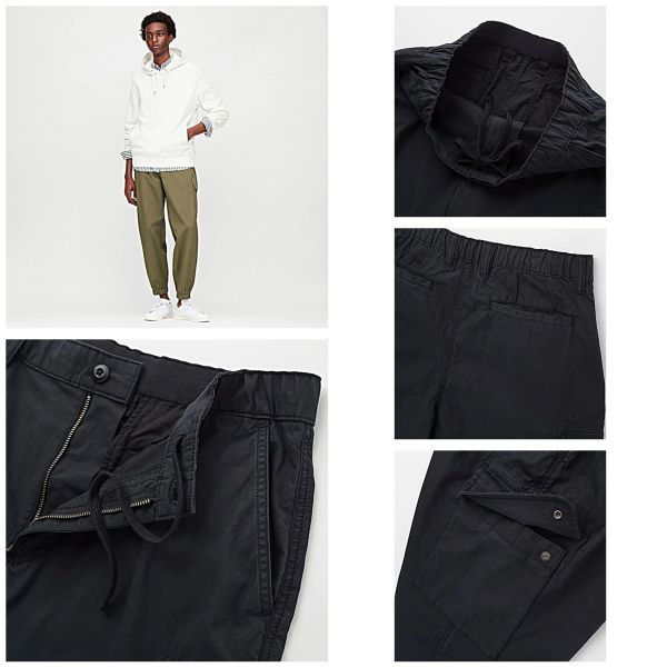 Wide Fit Cargo Jogger Pants