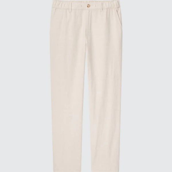 Linen Blended Relaxed Pants