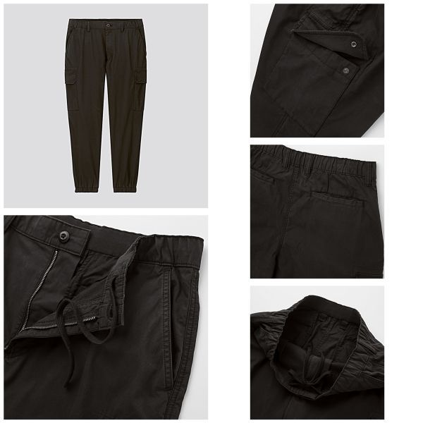 Wide Fit Cargo Jogger Pants