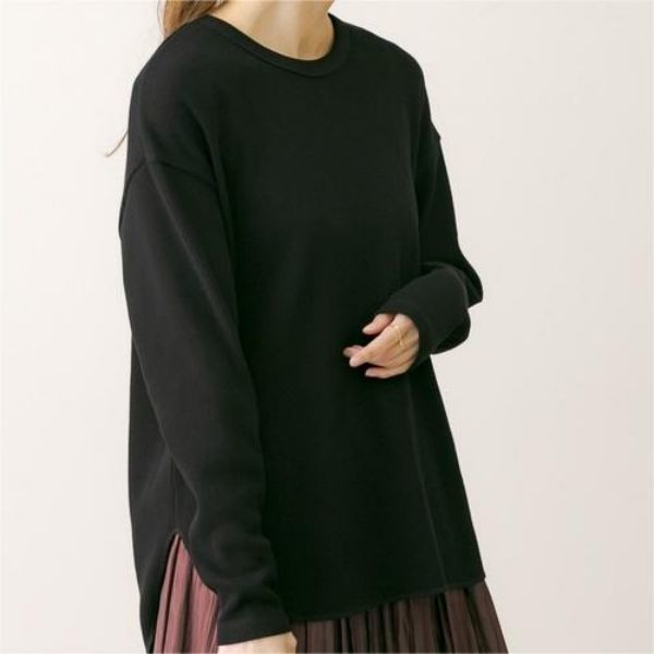 Waffle Roundover Long T-shirt