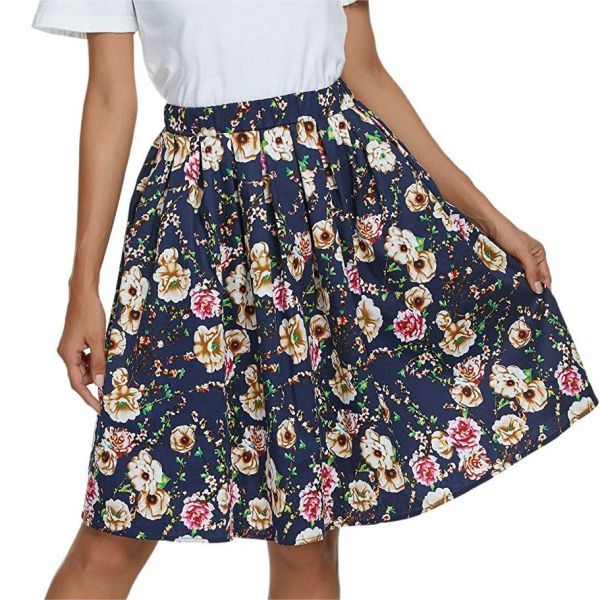 A-Line Pleated Vintage Skirts A